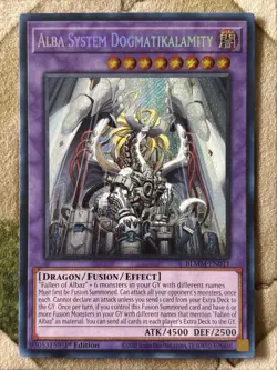YuGiOh ALBA SYSTEM DOGMATIKALAMITY Secret Rare BLMM-EN011 - Image 2