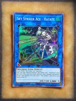 Yugioh Sky Striker Ace - Hayate CYHO-EN047 Super Rare 1st Ed NM - Image 1