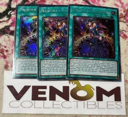 3x (M/NM) *EURO* Magician's Salvation RA01-EN068 Platinum Rare 1st Ed. YuGiOh - Image 1