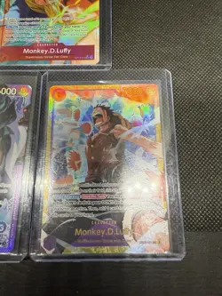 One Piece Card Lot Of (3) OP11-040 Monkey D Luffy Leader & More - Image 2