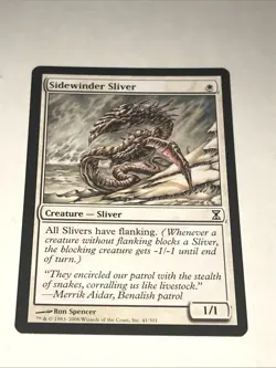 Magic the Gathering Sidewinder Sliver Card - Image 2
