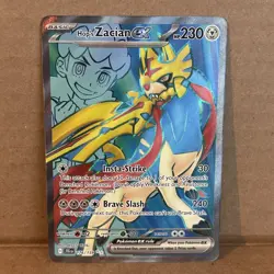 Pokemon TCG Hop's Zacian EX 176/159 S&V Journey Together Card - Image 1