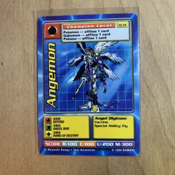 Digimon Card Angemon St-14 Lightly Played Condition FREE SHIPPING - Image 1