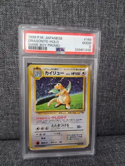 Dragonite Holo No. 149 Game Boy Promo PSA 2 1998 Japanese Pokemon Card GB - Image 1