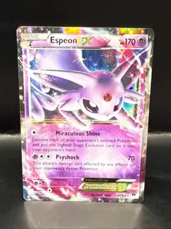 Pokemon Espeon EX Holo 2016 Ultra Rare TCG Card 52/122 XY Breakpoint - Image 2