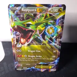 Pokemon Rayquaza EX XY73 Black Star Promo Holo Card Near Mint Condition - Image 1