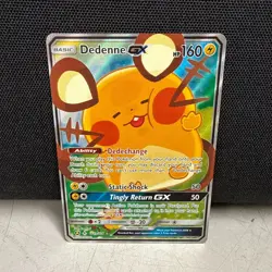 Pokemon TCG Card Dedenne GX 195a/214 Alternate Full Art Unbroken Bonds NM/M - Image 1