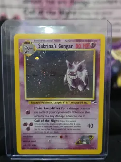 Pokemon TCG Sabrina's Gengar Holo Gym Challenge Card 14/132 Rare - Image 1