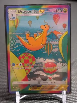 Fan made -Dragonite Ex Holo - Pokemon TCG Pocket Eevee Grove - Custom Card - Image 2