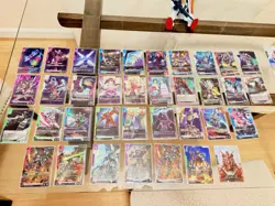 GUNDAM CARD GAME DUAL IMPACT FOIL RARE LR LR+ C+ BULK LOT - Image 2
