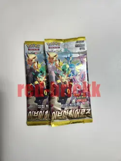 Pokemon Card Eevee Heroes s6a Factory SEALED Kor Booster Pack Evolving Skies+ 2 - Image 1