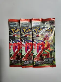 Pokemon Card Scarlet ex sv1S NEW SEALED Kor Booster Pack (Scarlet & Violet).+3. - Image 1