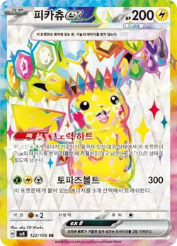 Pokemon Card Supercharged Breaker sv8 SEALED Korean Surging Sparks Booster Pack - Image 3