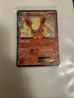 Pokemon TCG Flareon EX Radiant Collection Holo Card RC6/RC32 Near Mint Condition - Image 2