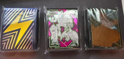 Pokemon Card Sleeves 65 pc 3 Packs Shining Fates, Shrouded Fable, Surging Sparks - Image 1