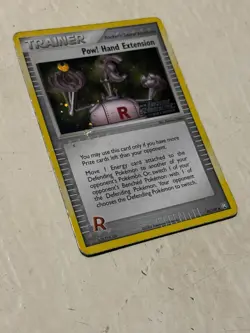 POW HAND EXTENSION POKEMON CARD REVERSE HOLO TEAM ROCKET RETURNS 835/109 TCG - Image 3
