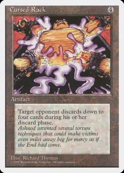 4x Cursed Rack - MP - 4th Edition - SPARROW MAGIC mtg - Image 1