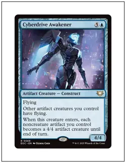 1x Cyberdrive Awakener, Edge of Eternities Commander, Magic MTG NM - Image 1