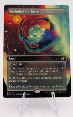 Secluded Starforge (Borderless) Edge of Eternities Regular Magic the Gathering - Image 1