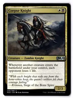 Corpse Knight NM* Core Set 2020 M20 ENGLISH 206/280 mtg -UnltdCards - Image 1