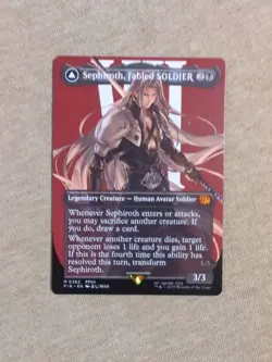 Sephiroth, Fabled SOLDIER (0382) (Borderless) Final Fantasy Regular - Image 1
