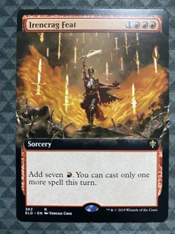 MTG Irencrag Feat #362 Extended Art Rare Throne of Eldraine (ELD) - Image 2