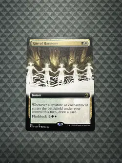 MTG Rite of Harmony #374 Extended Art Rare Innistrad: Midnight Hunt (MID) - Image 1