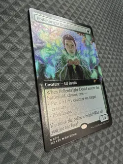 MTG Pollenbright Druid #0776 Foil Extended Art R Secret Lair Drop Series (SLD) - Image 3