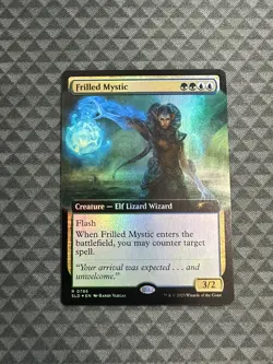 MTG Frilled Mystic #0786 Foil Extended Art Rare Secret Lair Drop Series (SLD) - Image 1