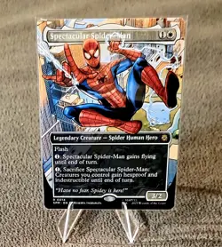 Magic The Gathering Spectacular Spider-Man 0014 Rare Non-Foil Borderless - Image 1