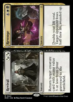 Revival // Revenge Light Play, English Magic the Gathering MTG Ravnica Remastere - Image 1