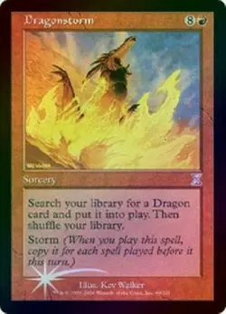 FOIL Dragonstorm x1 * Time Spiral Timeshifted MTG L2 - Image 1