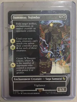 Magic: The Gathering FINAL FANTASY - Summon: Yojimbo - Borderless Foil - Image 1