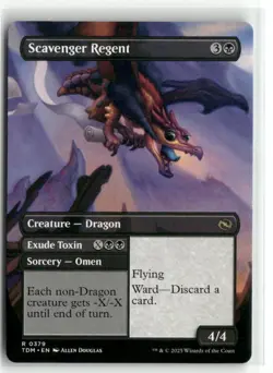 Scavenger Regent (Reversible) (Borderless) 379 NM MTG Tarkir: Dragonstorm Magic - Image 2