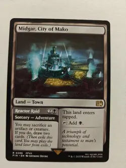 Midgar, City of Mako FINAL FANTASY Rare NM Magic: The Gathering 286 Normal - Image 1