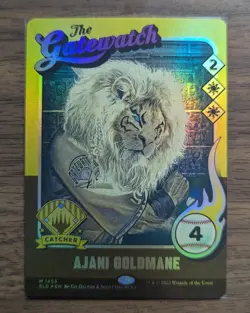 MTG Ajani Goldmane 1453 Double Sided Foil from Secret Lair Drop NM - Image 1