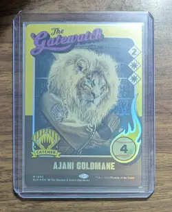 MTG Ajani Goldmane 1453 Double Sided Foil from Secret Lair Drop NM - Image 3