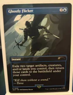 ?? Ghostly Flicker Ghost of Tsushima NONFOIL PlayStation ?? Secret Lair MTG ?? - Image 1
