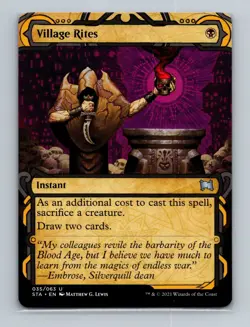 Village Rites 035/063 Strixhaven: Mystical Archives STA MTG NM - Image 1