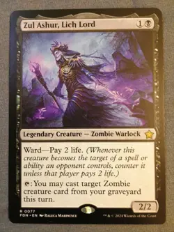 Zul Ashur, Lich Lord Foundations Regular NM R 0077 - Image 1