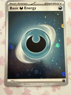 BASIC DARK DARKNESS ENERGY 007 151 POKEMON (COSMOS HOLO RARE) - Image 1
