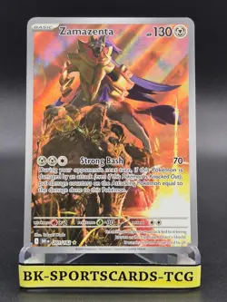 Pokemon TCG Destined Rivals : Zamazenta 201/182 Secret Illustration Rare 2025 - Image 1