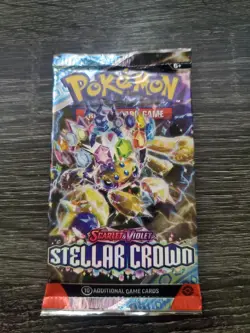 Pokemon TCG Stellar Crown Booster Pack Sealed - Image 1