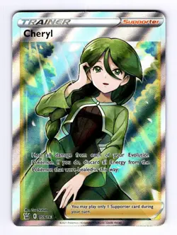 Cheryl (Full Art) SWSH05: Battle Styles #159 (2021) Ultra Rare Holo NM Pokemon - Image 1