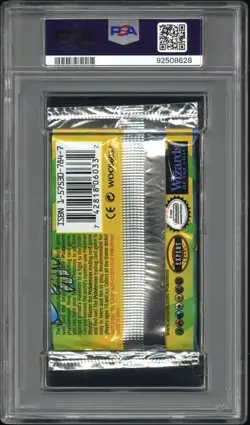 1999 Pokemon WOTC Base Set Unlimited Venusaur Booster Pack PSA 10 - Image 2