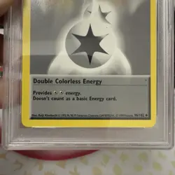 Pokemon: Base Set 1st Edition Uncommon: Double Colorless Energy 96/102 PSA 5 - Image 4