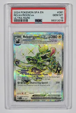 Pokemon TCG Revavroom EX Holo Ultra Rare Shrouded Fable PSA 10 - Image 1