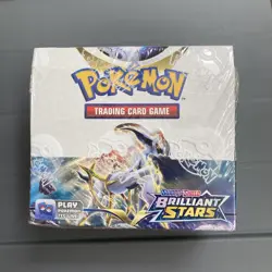 POKEMON SWORD & SHIELD BRILLIANT STARS FACTORY SEALED 36 PACK BOOSTER BOX - Image 1