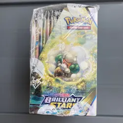 POKEMON SWORD & SHIELD BRILLIANT STARS FACTORY SEALED 36 PACK BOOSTER BOX - Image 2