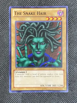 YuGiOh! - The Snake Hair LCJW-EN185 Common 1st Edition Near Mint Joey’s World - Image 1